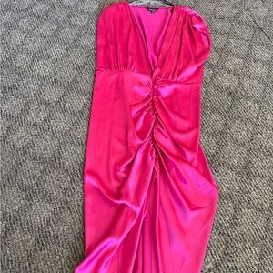 Nicole Miller Pink Midi Dress